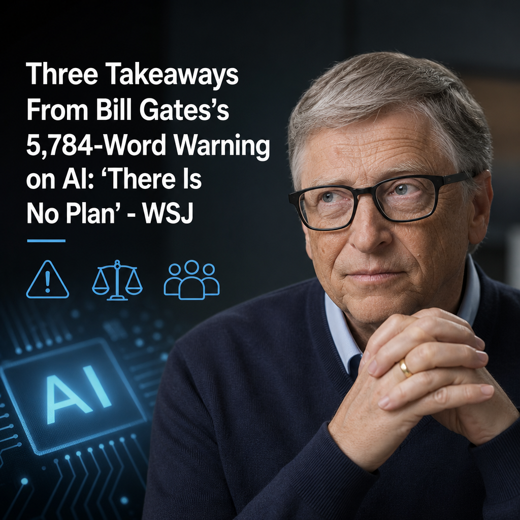 The Urgency of Planning: Lessons from Bill Gates’s AI Warning
