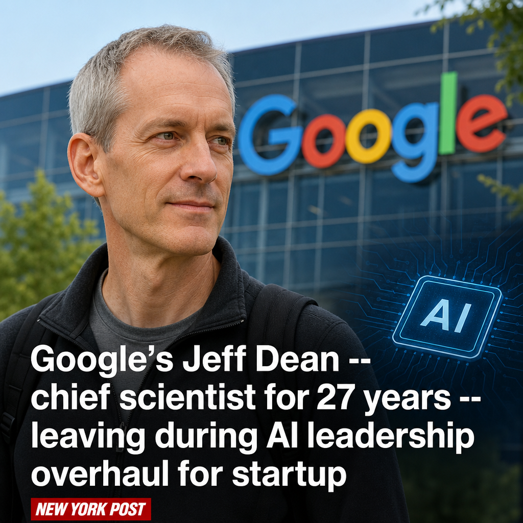 The Departure of Google’s Chief Scientist Jeff Dean: A Paradigm Shift in AI Leadership